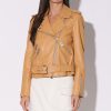 Walter Baker Allison Jacket, Macaroon-Leather | Leather