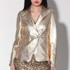 Walter Baker Marley Blazer, Gold-Leather | Leather