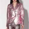 Walter Baker Marley Blazer, Pink Frost Metallic-Leather | Leather