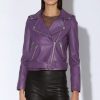 Walter Baker Allison Jacket, Amethyst-Leather | Jackets