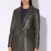 Walter Baker Kiki Blazer, Moss-Leather | Jackets