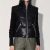 Walter Baker Landon Vest, Black-Puffer Leather | Jackets