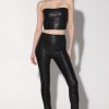 Walter Baker Raquelle Pant, Black-Stretch Leather | Leather