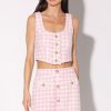 Walter Baker Ida Top, Picnic Tweed Pink | Tops