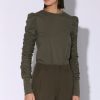 Walter Baker Dot Top, Olive | Tops