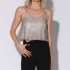 Walter Baker Amber Top, Champagne Beading | Tops