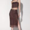 Walter Baker Crista Skirt, City Sequin Mink | Bottoms