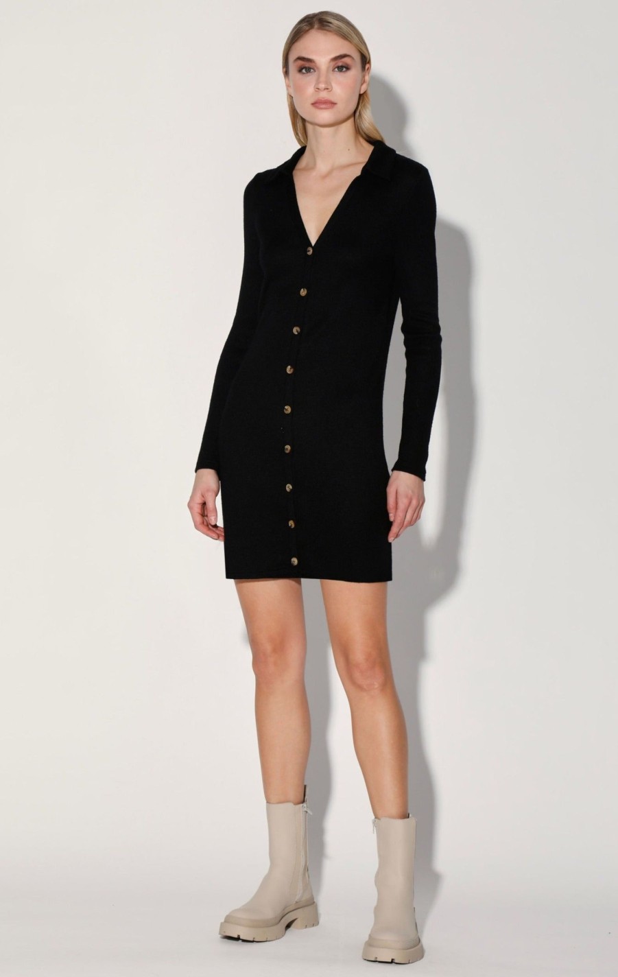 Walter Baker Rhonda Dress, Black | Dresses