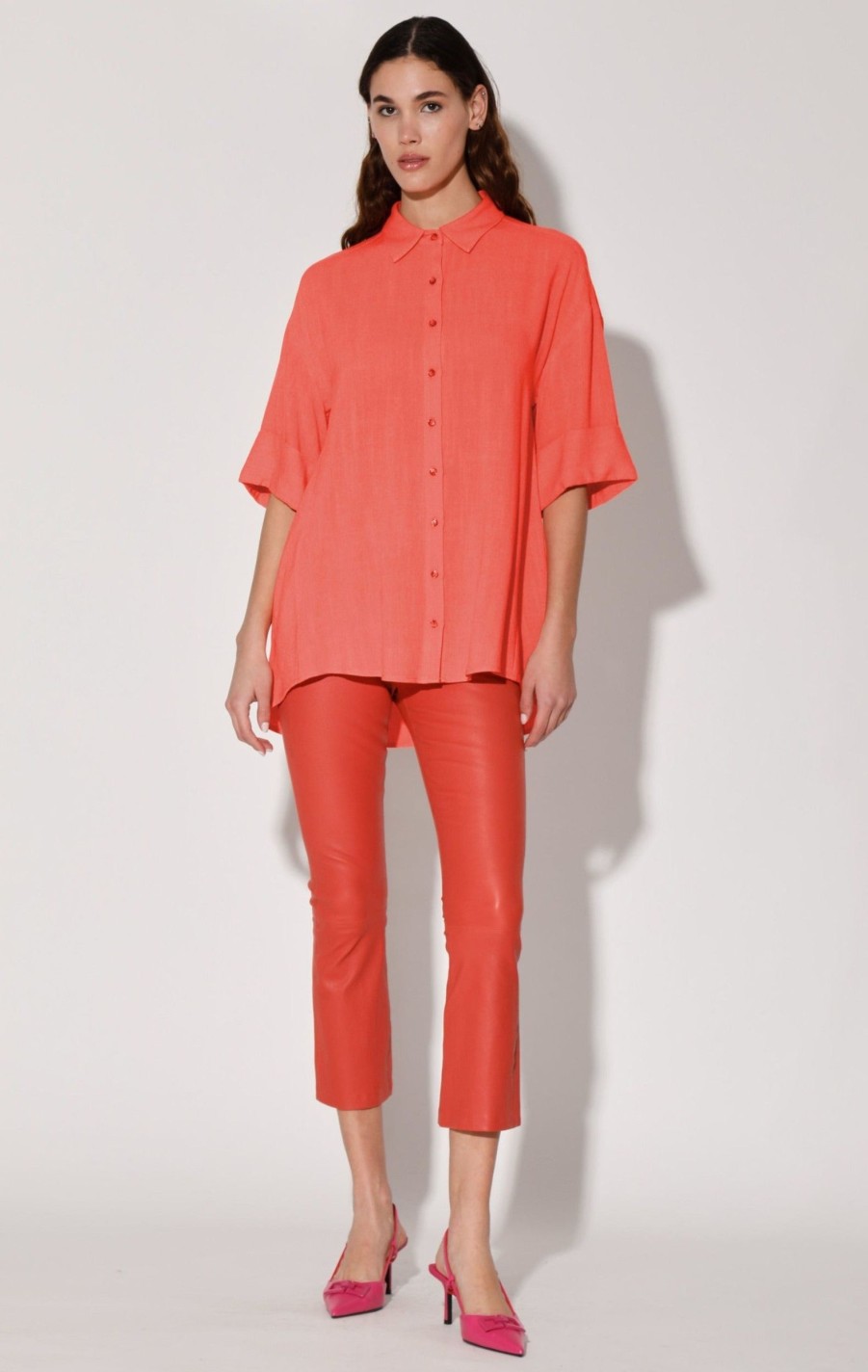 Walter Baker Brooklyn Top, Papaya | Tops