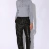 Walter Baker Levie Pant, Black-Leather | Leather