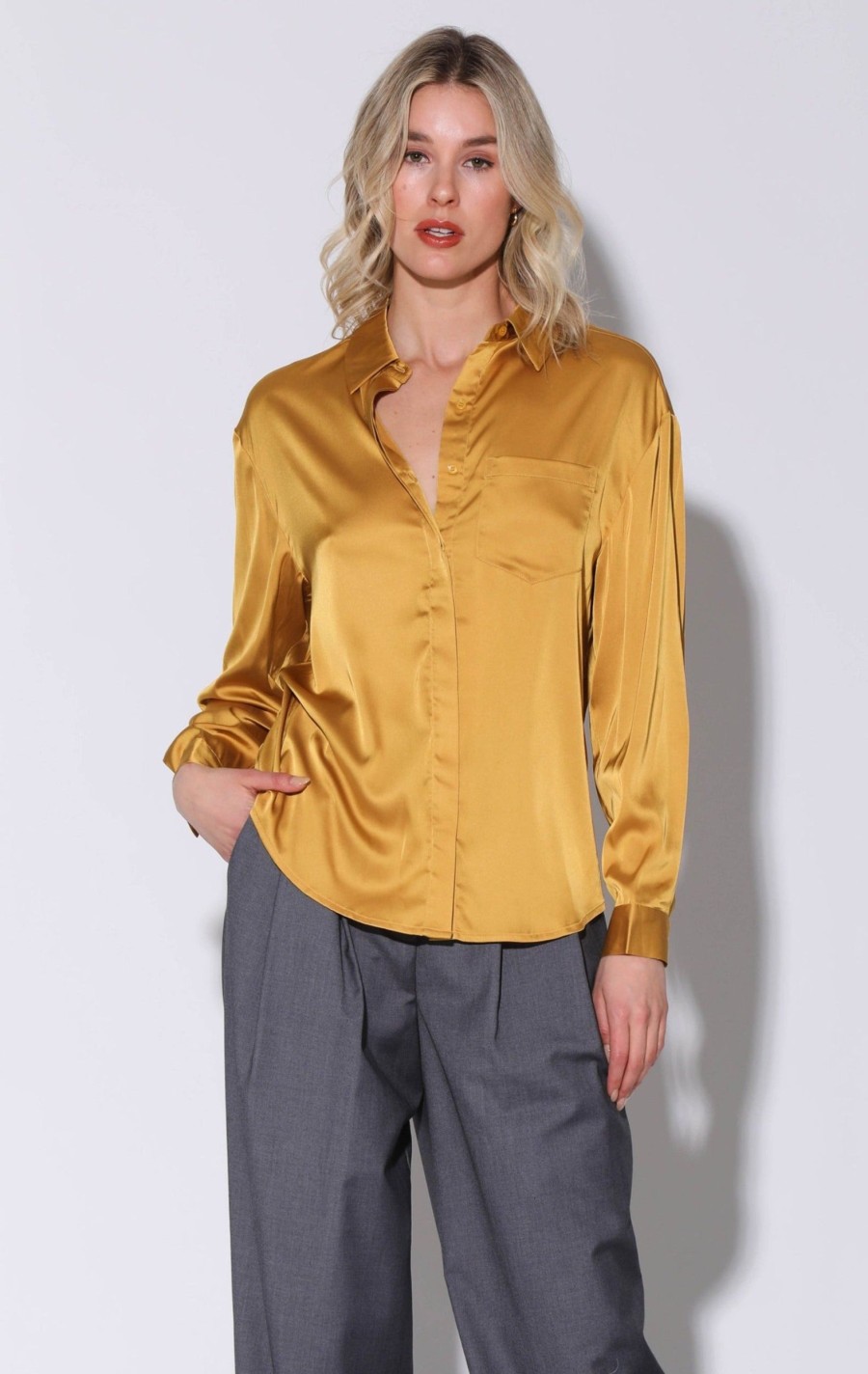 Walter Baker Bella Top, Goldenrod | Tops