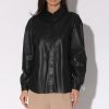 Walter Baker Jaycee Top, Black-Leather | Leather