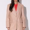 Walter Baker Kira Blazer, Rose Pink-Leather | Leather