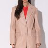 Walter Baker Kira Blazer, Rose Pink-Leather | Jackets