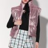 Walter Baker Landon Vest, Pink Frost Metallic-Leather | Leather