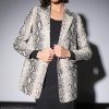 Walter Baker Kiki Blazer, Grey Snake-Leather | Jackets