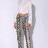 Walter Baker Yvette Pant, Grey Snake-Leather | Bottoms