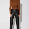 Walter Baker Karina Pant, Black-Stretch Leather | Leather